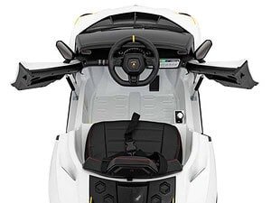 Mașinuță electrică pentru copii cu design sportiv, interior modern și siguranță maximă.