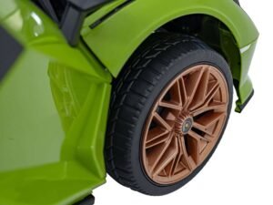 Roată auto masinuta de jucarie verde, detaliu realisitic pentru copii, calitate superioara.