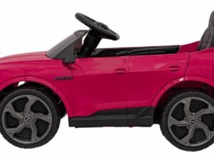 Mașină electrică pentru copii, model Audi, culoare roz, jucărie pentru cei mici, distracție sigură.