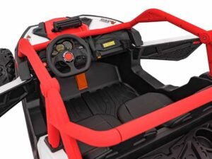 Mașină electrică pentru copii, design sportiv, interior detaliat, jucarii educative pentru cei mici.