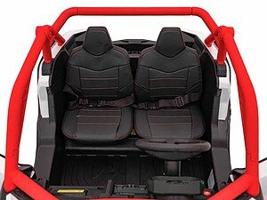 1. Bucle de siguranță pentru scaun de jucarie electric, sigur pentru copii mici.