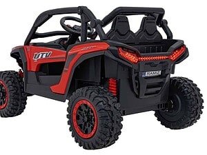 Mașină electrică pentru copii, model off-road, fun și sigur pentru distracție în grădină.