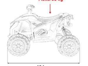 1. Jucarie mașină electrică pentru copii, capacitate 50 kg, ideala pentru joacă în aer liber.