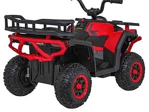 Jucărie electrică pentru copii, ATV pentru grădină, 4 roți robuste, ergonomic, sigură.