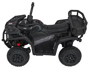 1. Mașinuță electrică pentru copii, SUV negru, design modern și sigur pentru joacă.