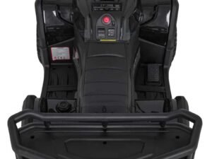 Bucată electrică pentru copii, jucărie de exterior, ATV cu volan, butoane și roți robuste.