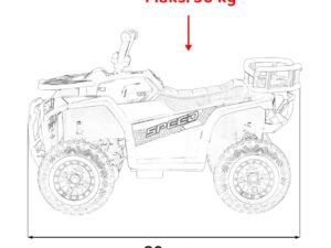 1. Jucărie pentru copii mașină off-road size max 30 kg, pentru joacă sigură.