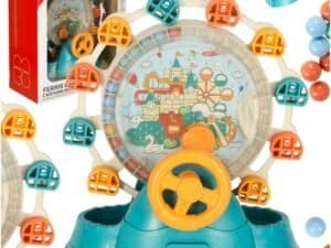 Carusel cu roată Ferris cu volan care prinde bile