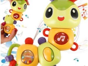 Lumini electronice de jucărie muzicală omidă muzicală