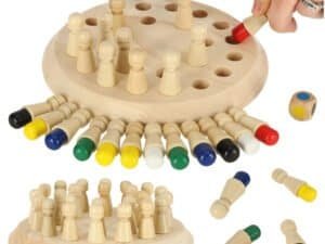 Memorie puzzle joc chinezesc chinezesc meci culori din lemn
