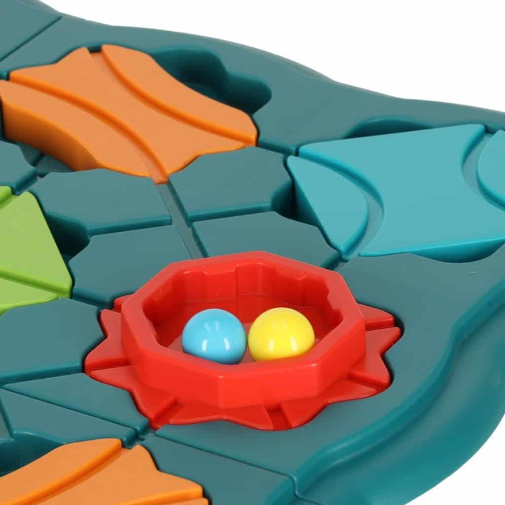 Puzzle bord joc labirint obstacol curs 28 el. - imagine 5