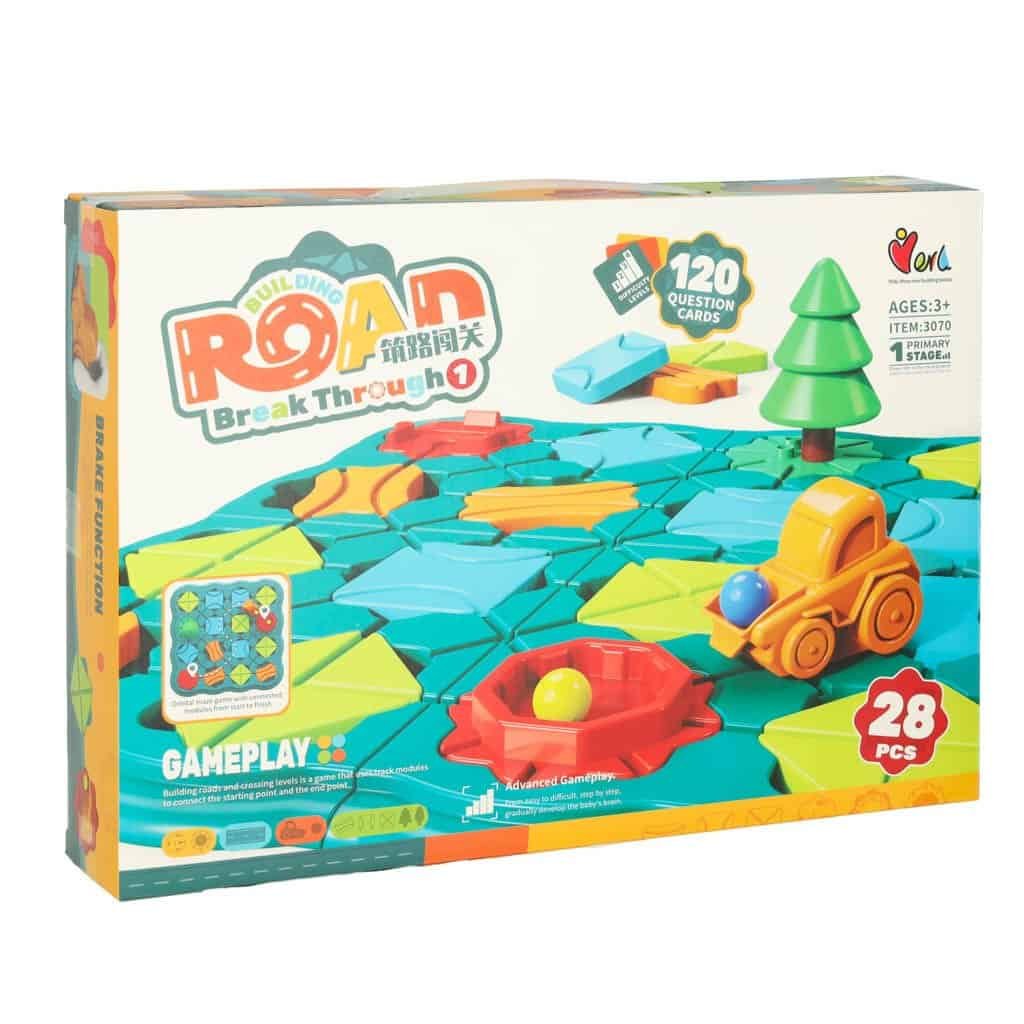 Puzzle bord joc labirint obstacol curs 28 el. - imagine 14