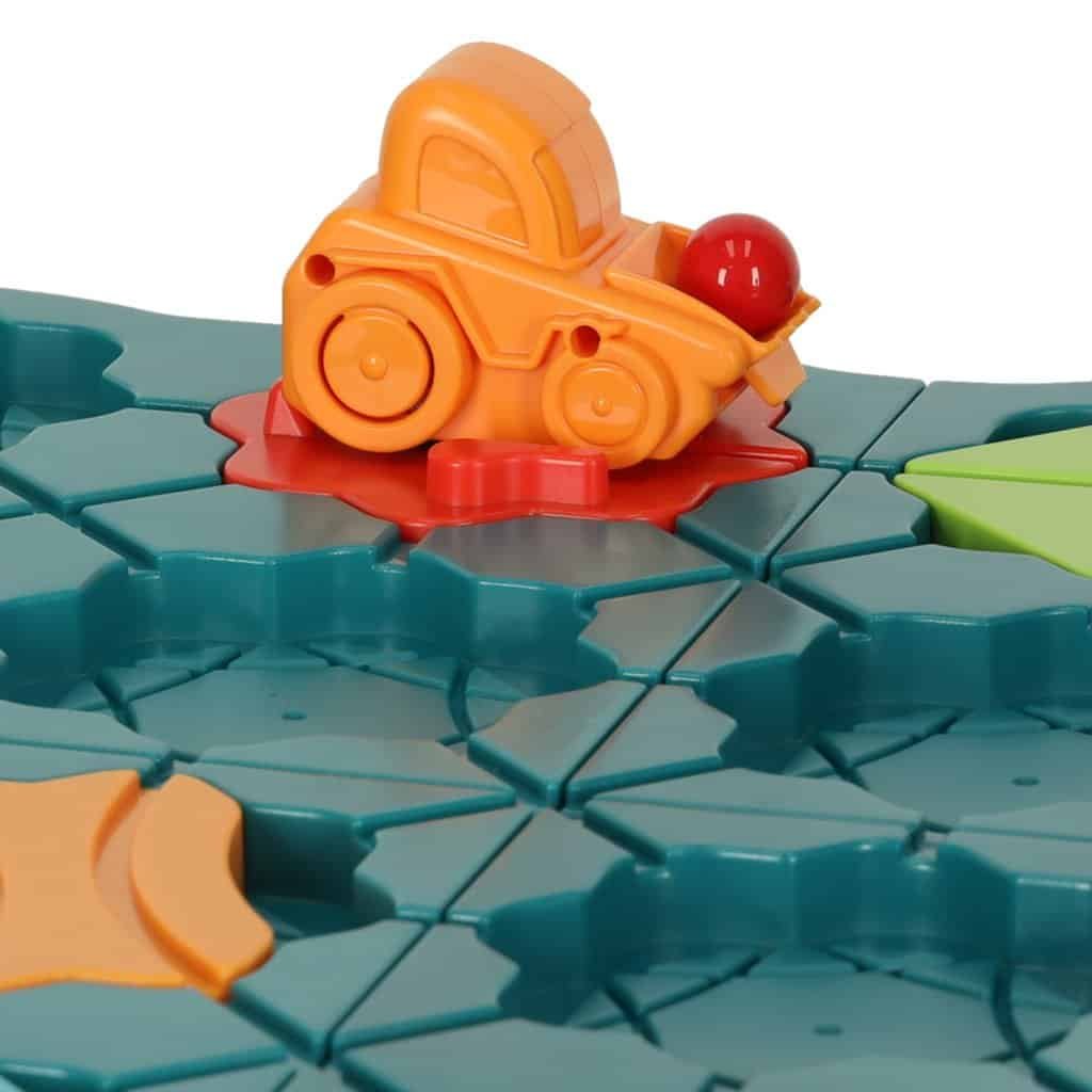 Puzzle bord joc labirint obstacol curs 56 el. - imagine 4