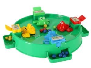 Joc de masă cu broscuțe și mingi, jucărie educativă pentru copii, distracție și dezvoltare pentru micuți.