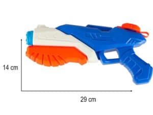 1. Jucarie pistol de apa pentru copii, dimensiuni 29x14 cm, pentru joaca in aer liber.