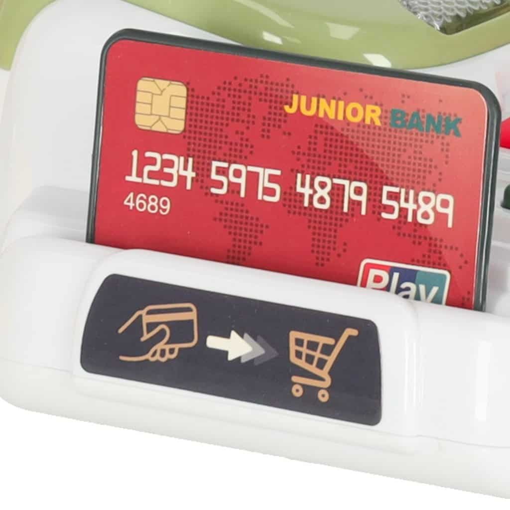 Casa de marcat pentru copii supermarket magazin scaner calculator coș cu accesorii 36 el. - imagine 9