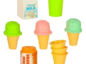 1. Jucarie de fructe din plastic pentru joaca copii, set de jucării pentru băieți și fete.