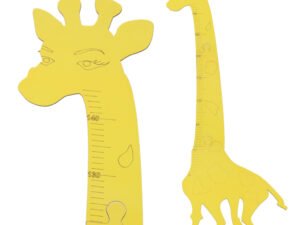 1. Tablă de creștere pentru copii, formă de girafă, design colorat, pentru camera copilului.