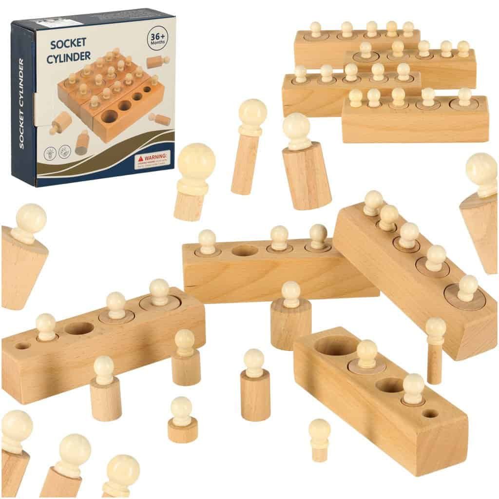 Sisteme de construcție din lemn pentru copii, joc educativ și dezvolta abilități motorii.