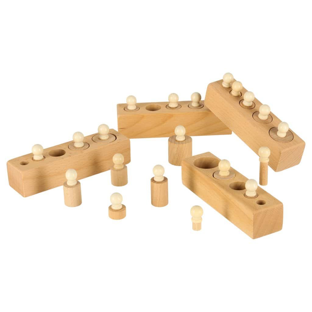 Joc educativ din lemn pentru copii, puzzle cu bile și baze, dezvoltă motricitatea fină și coordonarea.