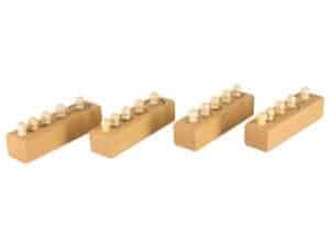 1. Jocuri pentru copii, blocuri de lemn cu biluțe din lemn natural, pentru dezvoltarea abilităților motorii.