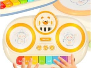 Orgă interactivă pentru copii pian educațional bej