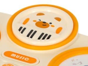 Jucarie muzicala pentru copii, format urs, sonoritate educativa si distractiva pentru copii mici.