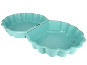 Tavă de plastic pentru prăjituri sau cozonaci, model frunză, turcoaz, Jucarii pentru copii tamburina.ro.