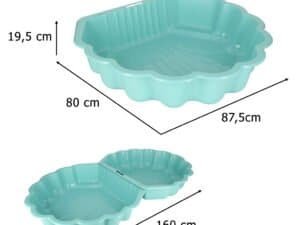 Jucărie de baie pentru copii, bazin din plastic, forma de fluture, dimensiuni mari, sigur pentru joacă.