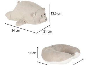 Jucarie urs din plus, patratul ideal pentru joaca si somn al copilului tău.