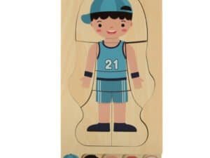 Jucarie educativa pentru dezvoltarea cunostintelor despre anatomie copil, pentru siguranta si invatare interactiva.