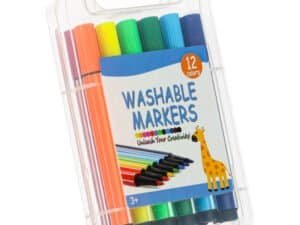 Marcatori de culoare pentru copii, potriviți pentru desen și creativitate în siguranță.