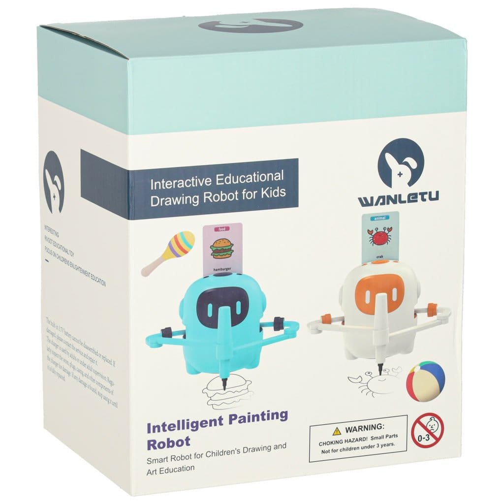 1. Robo educațional pentru desen și pictură pentru copii, elevat și interactiv.
