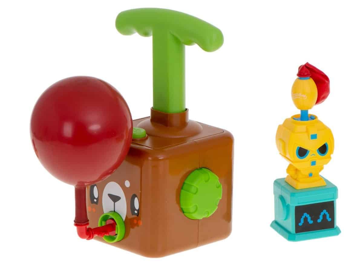 1. Jucarie muzicală pentru copii, cub cu animal și balon colorat, ideal pentru joacă educativă.