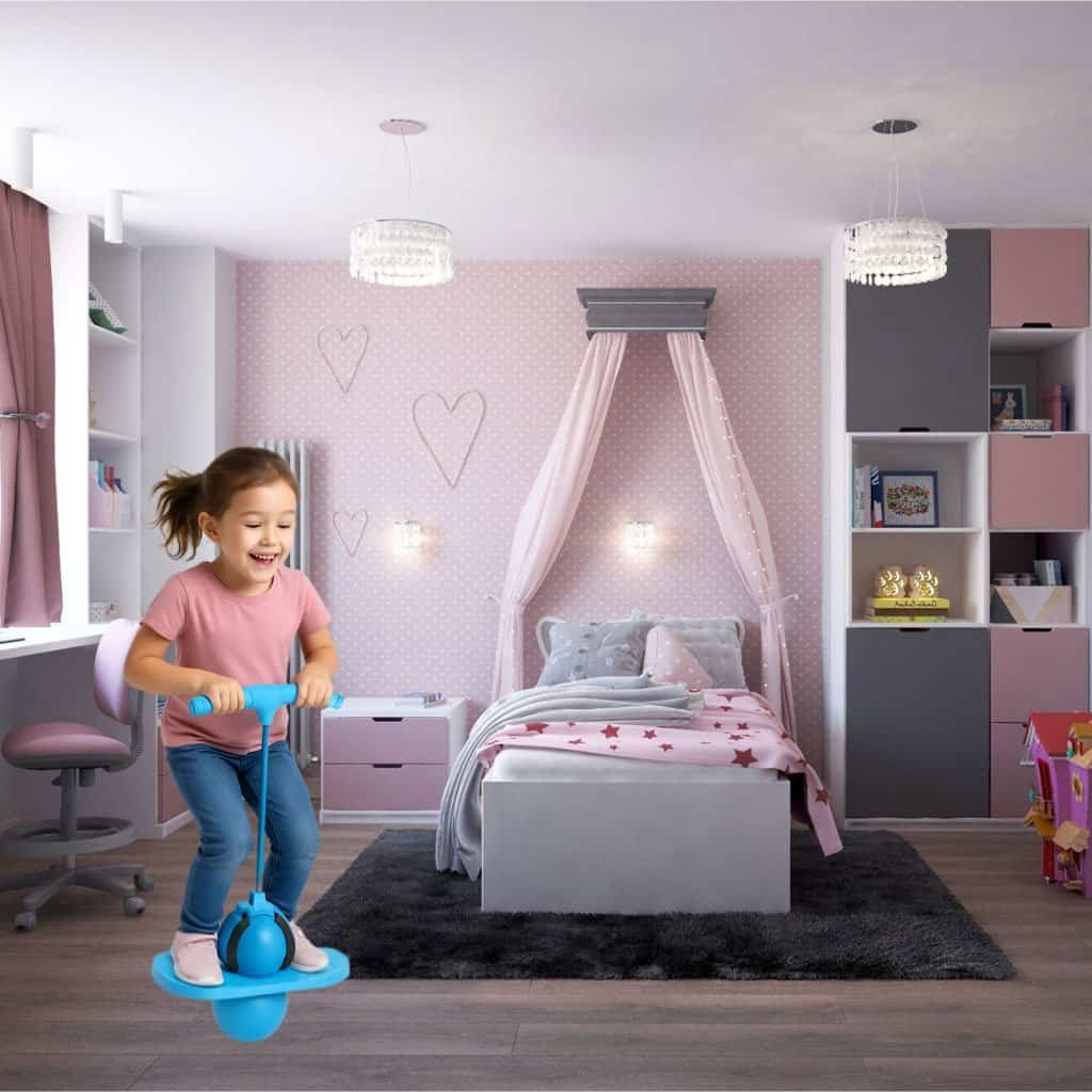 Pulover pentru copii Pogo Balance albastru - imagine 10