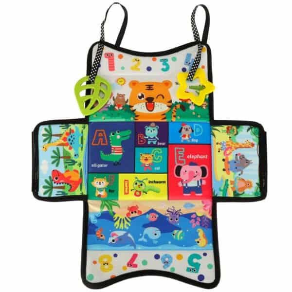Sorter senzorial șervețele cutie montessori mat 2in1 - imagine 6