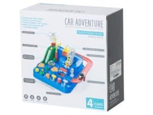 Jucărie pentru copii, circuit cu mașini, fără baterii, dezvolta abilități motorii și coordonare.