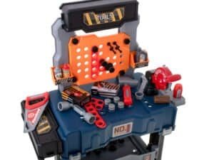 1. Jucarie set atelier pentru copii, instrumente si scule de imagine realista.