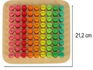 1. Jucarie educativa tabla învățare multiplicare pentru copii.