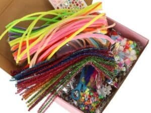 Fire de jucarie pentru craft, accesorii colorate pentru activitati si creatii pentru copii.