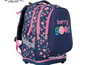39x33x18 cm - S-COOL - - Ghiozdanul este realizat din poliester 600D cu grafica BERRY GOOD.