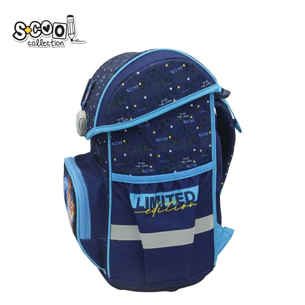 42x30x22 cm - S-COOL - - Ghiozdanul anatomic de calitate premium este potrivit pentru baieti.