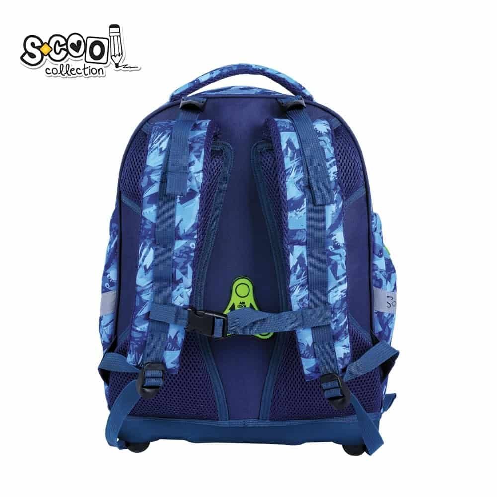 - Ghiozdanul are compartiment principal