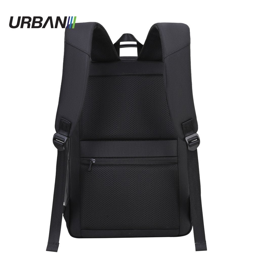 43x29x12 cm - OFFISHOP - - Ghiozdanul URBAN BLACK este realizat din poliester 1200D negru.