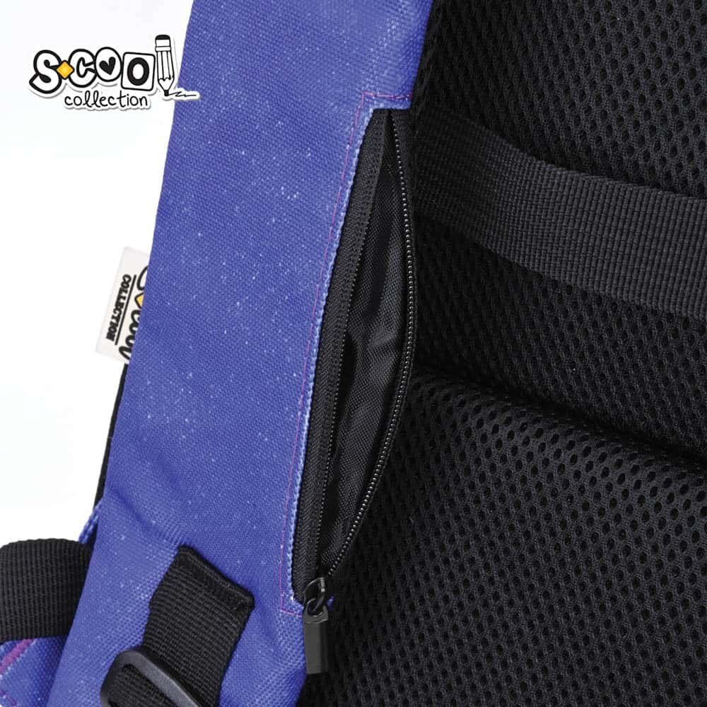 1 buzunar frontal cu organizator si port chei