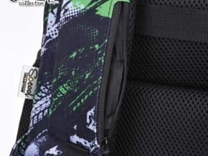 1 buzunar frontal cu organizator si port chei