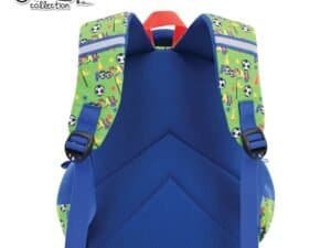 - Ghiozdanelul este confectionat din poliester cu finisaj suplimentar PVC.