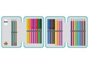 GRL - S-COOL - - Penarul este fabricat din poliester cu grafica GRL si are 2 compartimente cu inchidere cu fermoar