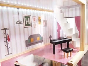 Joc de role pentru copii, casuta jucariilor, decor interior pentru camera copilului, mobilier pentru joaca, cadou copii.