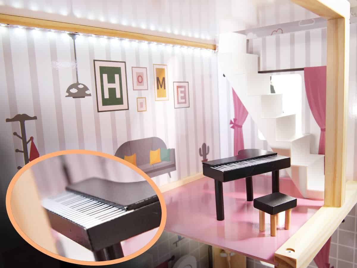 1. Pian de jucarie pentru copii, decor tematic camera copii, jucarii muzicale, cadou ideal.